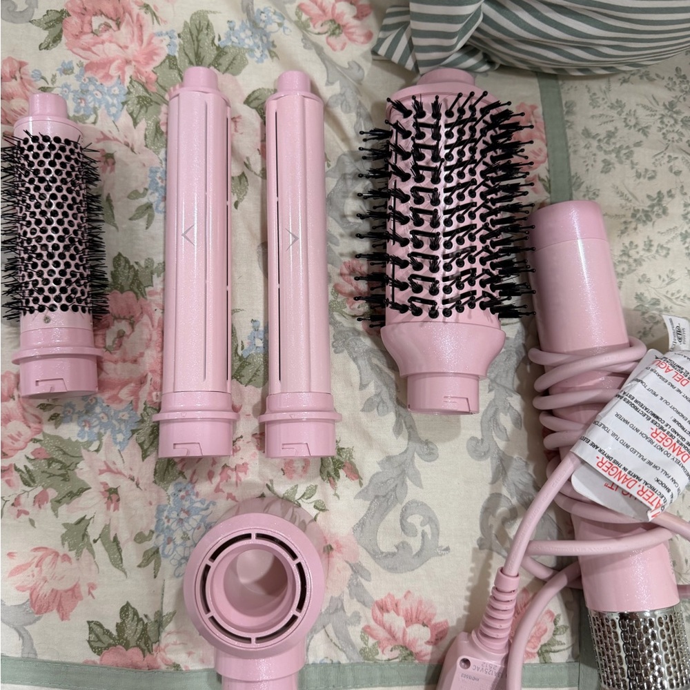 Pink Hair Styling Tool Set